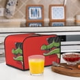 thumbnail image 6 of Honeii Cool Crocodile With Sunglasses Print 4 slice Toaster Cover, Two Slice Toaster Dust-proof Cover For Kitchen Small Appliance and Fingerprint Protection, 6 of 7