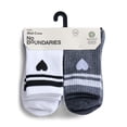 thumbnail image 5 of No Boundaries Ribbed Mid Crew Socks, 6-Pack, Women's, Shoe Sizes 4-10, 5 of 8