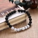 thumbnail image 4 of Beaded Bracelets For Women Men, 12 Constellations Anxiety Black White Distance Friendship Charms Bracelets For Teen Girls Kids Yin Yang Good Lucky Ble, 4 of 4