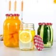 thumbnail image 4 of Masteelf Reusable Canning Lids with Airtight Seal for Home Use Ideal for Storing Food in Regular Mouth Jars 40 Pieces, 4 of 8