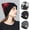 Black+ White, variant on Men Women Bluetooth Beanie , Wireless Beanie Hat , with Headphone Winter Knit Cap Headset with Built-in Mic Washable , Unisex Christmas Gift