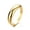Gold, variant on Sterling Silver Graduated Wedding Band Ring