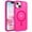 Red, variant on for iPhone 14 Plus Case Super Magnetic [Compatible with MagSafe] TPU Protective Translucent Matte Smooth Phone Case for iPhone 14 Plus, Pink