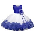 thumbnail image 4 of shqvo Baby Girl Tulle Sleeveless Dresses Toddler Bowknot Formal Party Wedding Flower Girl Dress Tutu Gown, 4 of 4