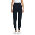 thumbnail image 3 of Time and Tru Women's Elastic Waist Cozy Jogger Pants, 3 of 5