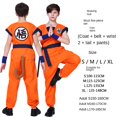 thumbnail image 3 of Trajes de vacaciones de anime Son Goku Carnaval disfraces de anime Cosplay Top/pantalón/cinturón/cola/muñeca/peluca para niños adultos, 3 of 5