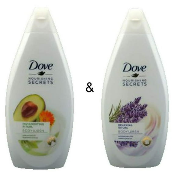 Body Wash Invigo Ritual 500 by Dove & Body Wash Relaxing Ritual 500 by Dove
