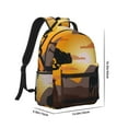 thumbnail image 2 of Yiaed Giraffes Of The African Savannah Print School Backpack College Backpack Daypacks for Students High School Spacious and Durable Daypack for Work and Travel-One Size, 2 of 6