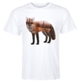 thumbnail image 2 of Instant Message - Fox Forest Fill- - Men's Short Sleeve Graphic T-Shirt, 2 of 6