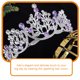 thumbnail image 3 of KAKOWELY Corona nupcial de lujo con diamantes de imitación para boda, joyería para el cabello para desfile de mujeres, regalo de novia, 3 of 4