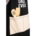 thumbnail image 5 of Mainstays Cotton Men’s Apron with Pockets, Best Dad Ever, 5 of 9