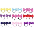 thumbnail image 1 of 18pcs Boutique Hair Bows Elastic Tie Rubber Band Ribbon Hair Bands Pigtail Hair Bows Elastic Ponytail Holder for Babies Girls Toddlers Kids Children (, 1 of 2