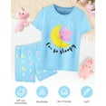 thumbnail image 2 of Girls Pajamas Short Sleeve Toddler Girls Summer Short Sets Sleepwear Clothes Sets Girls Pajamas Size 3-10, 2 of 2