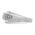 thumbnail image 2 of Sterling Silver Rhodium Plated Diamond Men's Ring QR5077, 2 of 4