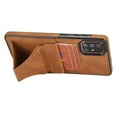 thumbnail image 6 of TOP SHE Case for Samsung Galaxy A71 4G (A715), Galaxy A71 Phone Case (6.7 Inch) - Synthetic Leather Protective Case with Card Slot / Kickstand, Slim Fit Lightweight Simple Fashion Cover (Brown), 6 of 7