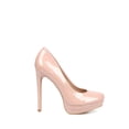 thumbnail image 2 of Fahrenheit Almond Toe High Heel Pumps in Nude, 2 of 3
