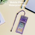 thumbnail image 4 of CSChome Phone Storage Bag Transparent Waterproof Airbags Touch Screen Swimming Rafting Mobile Phone Water Sports, 4 of 7
