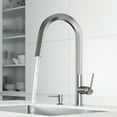 thumbnail image 5 of VIGO  Hart Hexad Pull-Down Kitchen Faucet Stainless Steel Faucet with Soap Dispenser Metal Finish, 5 of 10