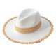 thumbnail image 2 of de Vintage, parasol de para verano, protección , sombreros de vaquero de Panamá, Fedora para jardinería, niñas, , Blanco Salvador Sombrero de paja de ala ancha, 2 of 8