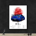thumbnail image 3 of GTR-pintura en lienzo de diseño moderno para decoración del hogar, carteles impresos de coches famosos de coches deportivos de lujo, arte de sala de estar, imágenes de decoración de pared, regalos, 3 of 4