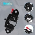 thumbnail image 6 of Unique Bargains 1 Pair Rear Liftgate Door Lock Actuator with Screws for Nissan Titan 2004-2012 No.90500ZJ00A/90501ZJ00A, 6 of 7