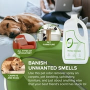 Zero Odor Pet Odor Eliminator Air & Surface Deodorizer for Dog Cat Urine Carpet 64 oz