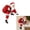 A, variant on Christmas Door lintel Decor, Wooden Christmas Figurine Door-Head Ornament, Sleigh Reindeer Elf Santa Tabletop Decoration for Indoor Christmas Holiday Decor(C)