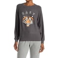 thumbnail image 2 of Wildfox Sommers Easy Tiger Pullover Sweatshirt Asphalt ( S ), 2 of 2