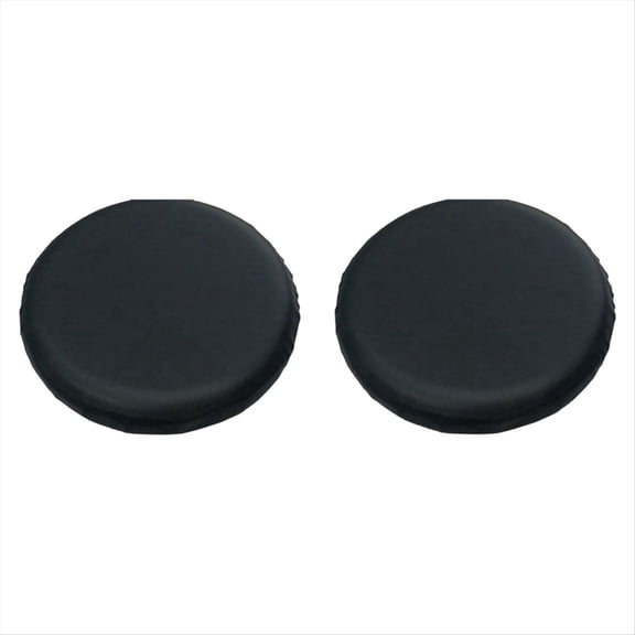 2PCS Round Bar Stool Cushion for 28-33cm Waterproof Bar Stool Covers Black