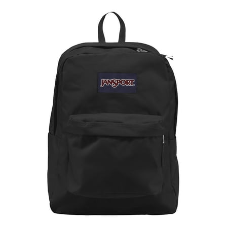 JanSport SuperBreak One Backpacks, Black - Durable, Lightweight Bookbag with 1 Main Compartment, Front Utility Pocket with Built-in Organizer - Premium Backpack