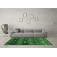 thumbnail image 3 of Ahgly Company Indoor Square Abstract Emerald Green Contemporary Area Rugs, 3' Square, 3 of 4