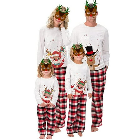 

Christmas Matching Family Pyjamas Xmas PJs for Family Set for Men Women Kids Baby