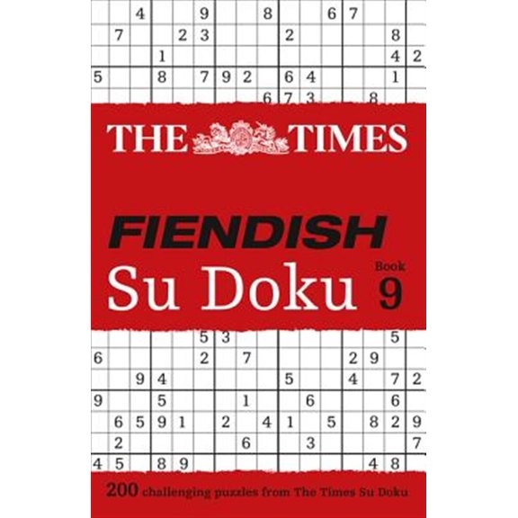 Pre-Owned The Times Fiendish Su Doku Book 9 (Paperback)