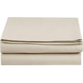 thumbnail image 1 of Mocassi 1500 Thread Count Pack of 4 Flat Sheet,Full, Cream, 1 of 3