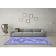 thumbnail image 3 of Ahgly Company Indoor Round Southwestern Blue Country Area Rugs, 6' Round, 3 of 4