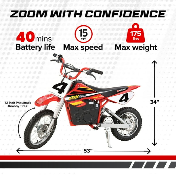 Razor motorcycle cheap mx500