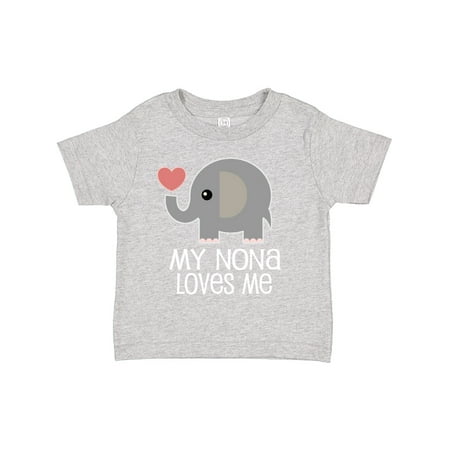 

Inktastic My Nona Loves Me Grandchild Gift Toddler Boy or Toddler Girl T-Shirt