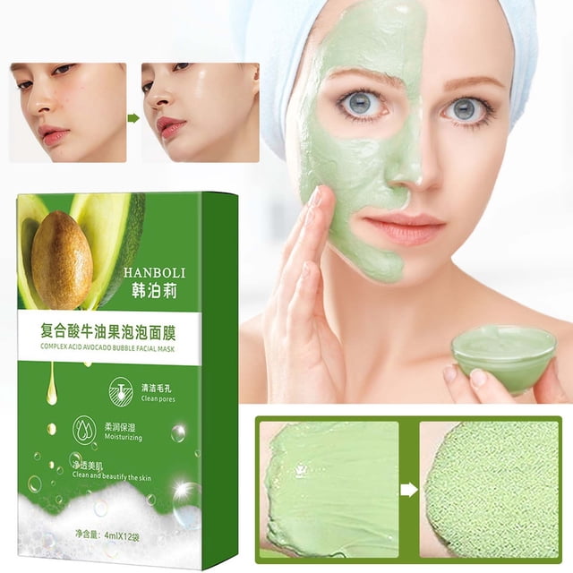 Fiudx Ofertas relampago Mascara facial, espuma compuesta, limpia, reduce los poros, humecta y forma, gelatina hidratante 48 ml