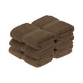thumbnail image 2 of Egyptian Cotton 6-Piece Face Towel Set, Chocolate by Blue Nile Mills, 2 of 6