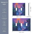 thumbnail image 3 of 3 Gang Light Switch Cover Plate Lighthouse and Bridge on Sunset Wall Plate Decorate Electrical Outlet Cover Plates 4.56”x4.48”, 3 of 8