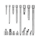thumbnail image 1 of Juego De Llaves De Tubo De 15 Pzs Y 8 Varillas De Extension Plateadas, 1 of 5