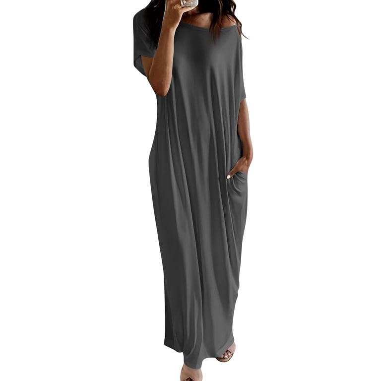 oversized batwing sleeve shirt dress Batwing Sleeve Glam Dress