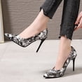 thumbnail image 1 of Zapatos de mujer Moda Flores Pájaros Patrón Minimalista Punta puntiaguda Sexy Tacones altos Sandalias Wmkox8yii  hj789, 1 of 9