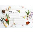 thumbnail image 4 of Inkdotpot 4x6 Inch Recipe Cards (Set of 50) , Thick Double Sided Premium Card Stock- Modern Style White Recipe Notecards for Weddings- Bridal- Baby Shower - Tropical Theme, 4 of 6