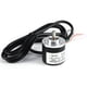 thumbnail image 1 of Codificador rotativo incremental 600P/R, codificador fotoeléctrico de 2 fases 5V-24V, codificador de eje de 6 mm Fuentes de alimentación de voltaje amplio Ecomeon no, 1 of 5
