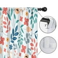 thumbnail image 4 of Blackout Kids Curtains,Pioneer Flower Floral Print Pattern Childrens Insulated Curtains Set Of 2,Bedroom Essentials,Toddler Room Decor 42"x54", 4 of 5