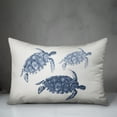 thumbnail image 3 of Creative Products Watercolor Sea Turtles 14x20 Spun Poly Pillow, 3 of 3