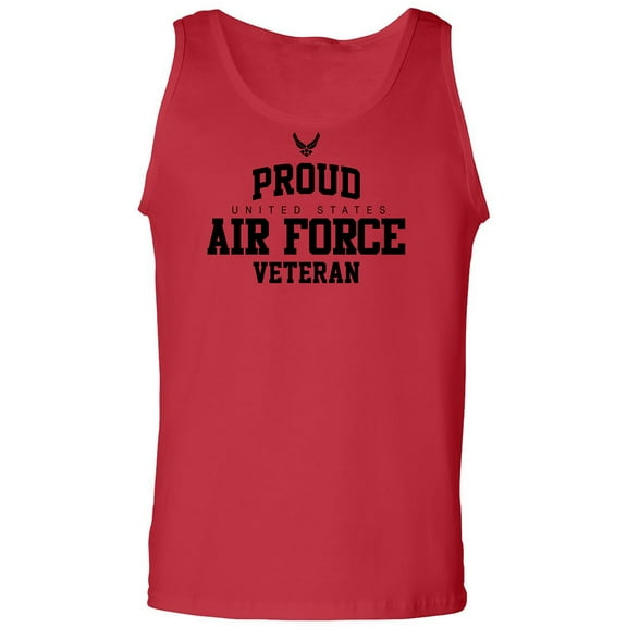 Proud Air Force VETERAN Adult Tank Top