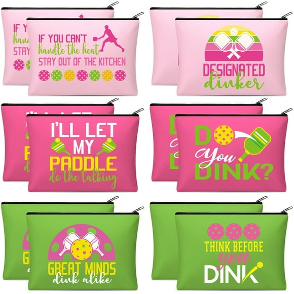 Bolsas de maquillaje Paterr Dink Ball, 12 piezas, regalos de Navidad