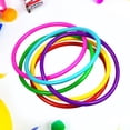 thumbnail image 3 of LNGOOR 24pcs Plastic Toss Rings Kids  for Kindergarten Garden Backyard Outdoor Games (Random Color), 3 of 8
